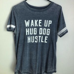 Target size M. Wake up Hug dog hustle
